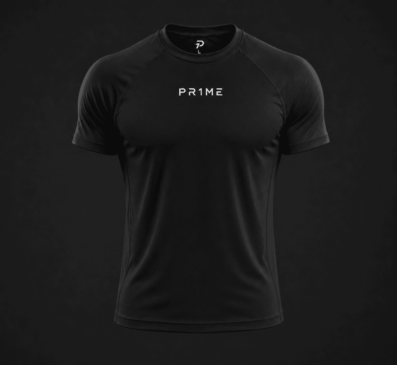 Black compression gym wear by PR1ME